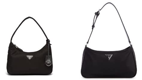 guess vs prada logo|guess Prada fabric.